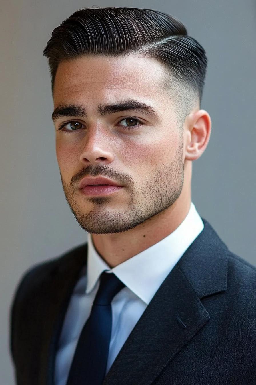 Classic side part haircut inspiration